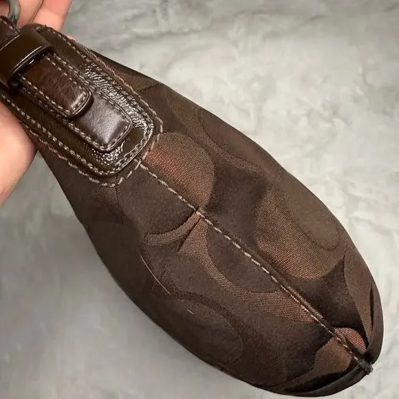 y2k Coach 12675 Brown Signature Hobo Shoulder Bag - Picture 5 of 8